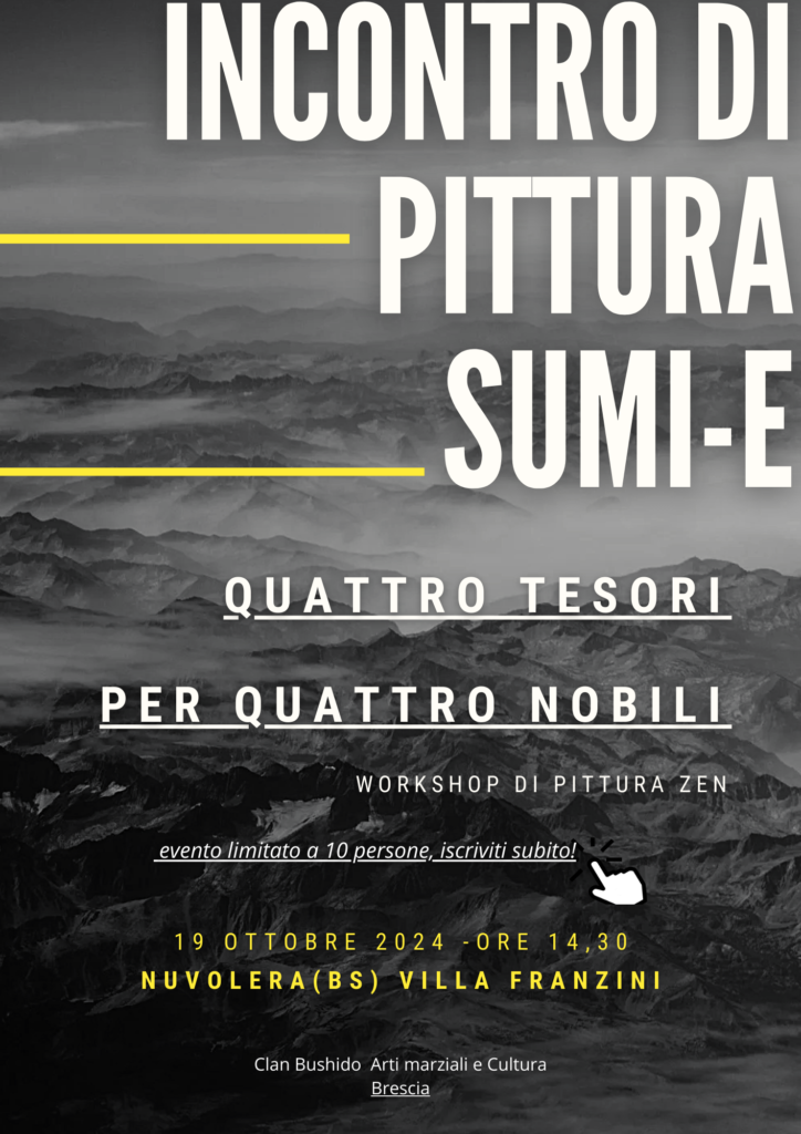 Sumi-e a villa Franzini